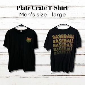 Black Graphic Tee - Men's Large